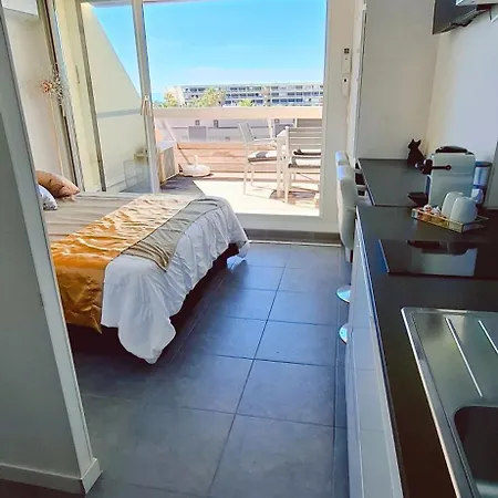 公寓 Village Naturiste R4n - Le Cap Pleasure Sea View 阿格德